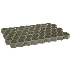 Grilles d'herbe 16 pcs vert 60x40x3 cm plastique 