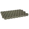 Grilles d'herbe 16 pcs vert 60x40x3 cm plastique 