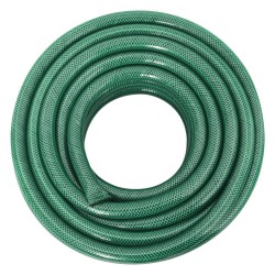 Tuyau d'arrosage avec jeu de raccords vert 0,75" 10 m PVC 