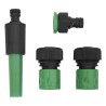 Tuyau d'arrosage avec jeu de raccords vert 0,75" 10 m PVC 