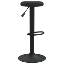 Tabourets de bar lot de 2 Noir Velours 