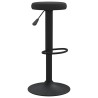 Tabourets de bar lot de 2 Noir Velours 