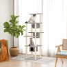 Arbre à chat avec griffoirs en sisal Gris clair 169 cm 