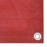 Écran de balcon Rouge 90x600 cm PEHD 