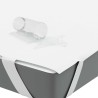 Protège-matelas blanc 160x220 cm imperméable 