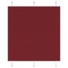 Store plissé rouge bordeaux 115x100 cm largeur du tissu 114,4cm 