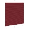 Store plissé rouge bordeaux 115x100 cm largeur du tissu 114,4cm 