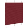 Store plissé rouge bordeaux 115x100 cm largeur du tissu 114,4cm 