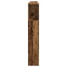 Armoire de tête de lit vieux bois 200x18,5x102,5 cm 