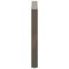 Pieds de table à manger en U 2 pièces Acier naturel 80 x (72-73) cm Acier 