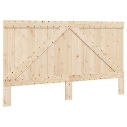 Cadre de lit sans matelas avec tête de lit 200x200 cm 