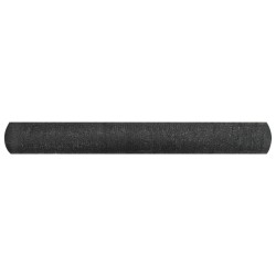 Filet brise-vue Noir 1,2x10 m PEHD 150 g/m²  