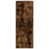 Armoire à chaussures chêne fumé 52x37,5x100cm bois d'ingénierie 