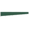 Paravent 9 panneaux Tissu 1200 x 80 cm Vert 
