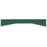 Paravent 9 panneaux Tissu 1200 x 80 cm Vert 