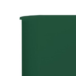 Paravent 9 panneaux Tissu 1200 x 80 cm Vert 