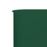 Paravent 9 panneaux Tissu 1200 x 80 cm Vert 