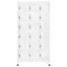 Armoire à casier avec 18 compartiments Métal 90x40x180 cm  