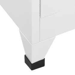 Armoire à casier avec 18 compartiments Métal 90x40x180 cm  