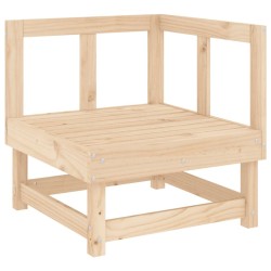 Salon de jardin 7 pcs Bois de pin massif 