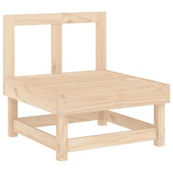Salon de jardin 7 pcs Bois de pin massif 