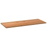 Dessus de table marron clair bois chêne massif rectangulaire 