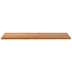 Dessus de table marron clair bois chêne massif rectangulaire 