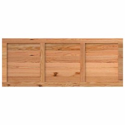 Dessus de table marron clair bois chêne massif rectangulaire 