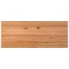 Dessus de table marron clair bois chêne massif rectangulaire 