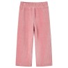 Pantalons pour enfants velours côtelé rose clair 140 