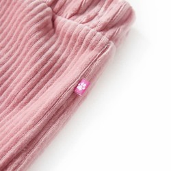 Pantalons pour enfants velours côtelé rose clair 140 