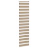 Store zèbre marron sable largeur du tissu 50,9 cm polyester 