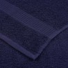 Serviettes de douche 2 pcs bleu marine 70x140 cm 100% coton 