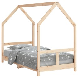 Cadre de lit pour enfant 80x160 cm bois de pin massif 