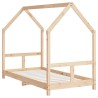 Cadre de lit pour enfant 80x160 cm bois de pin massif 