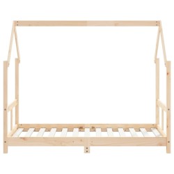 Cadre de lit pour enfant 80x160 cm bois de pin massif 