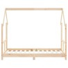 Cadre de lit pour enfant 80x160 cm bois de pin massif 