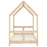 Cadre de lit pour enfant 80x160 cm bois de pin massif 