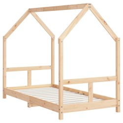 Cadre de lit pour enfant 80x160 cm bois de pin massif 