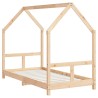 Cadre de lit pour enfant 80x160 cm bois de pin massif 