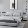 Tables de chevet 2pcs gris béton 45x34,5x44,5cm bois ingénierie 