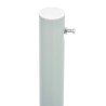 Auvent latéral rétractable de patio 117x600 cm Noir 