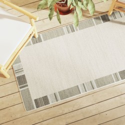 Tapis intérieur extérieur à poils courts 80x150 cm antidérapant 