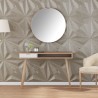 Panneaux muraux 48 pcs béton 50x50 cm XPS 12 m² étoile 