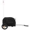 Remorque de vélo pour animaux de compagnie noir 