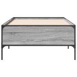 Cadre de lit sans matelas sonoma gris 90x190 cm 