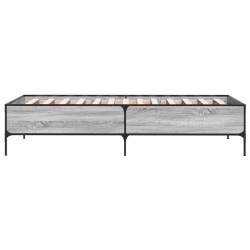 Cadre de lit sans matelas sonoma gris 90x190 cm 