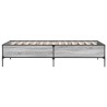 Cadre de lit sans matelas sonoma gris 90x190 cm 