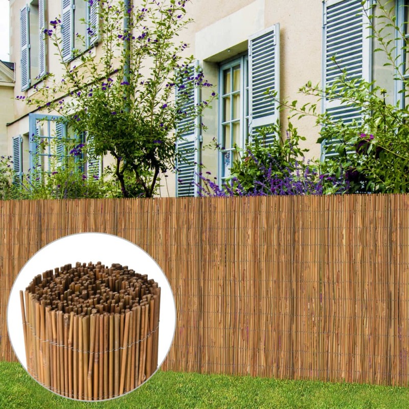 Clôture en bambou 500x100 cm Clôture en bambou 500x100 cm