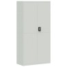 Classeur gris clair 90x40x180 cm acier 